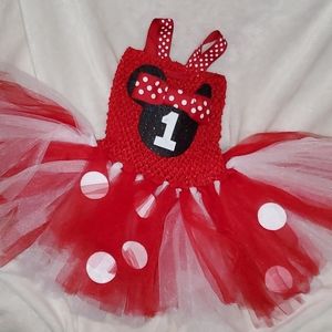 Minnie mouse tutu dress, and goodie bags